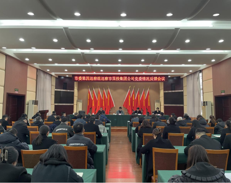 十三届市委第五轮巡察第四巡察组向市尤物视频
公司党委反馈巡察情况